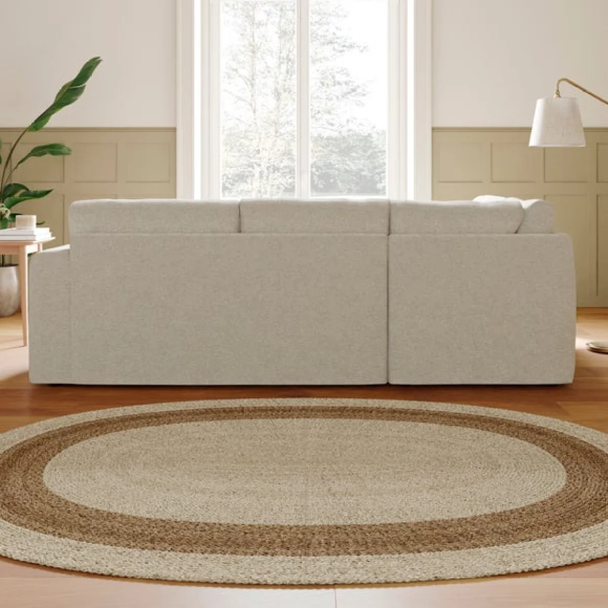 Abel Vintage Soft Chenille Corner Sofa – image 2