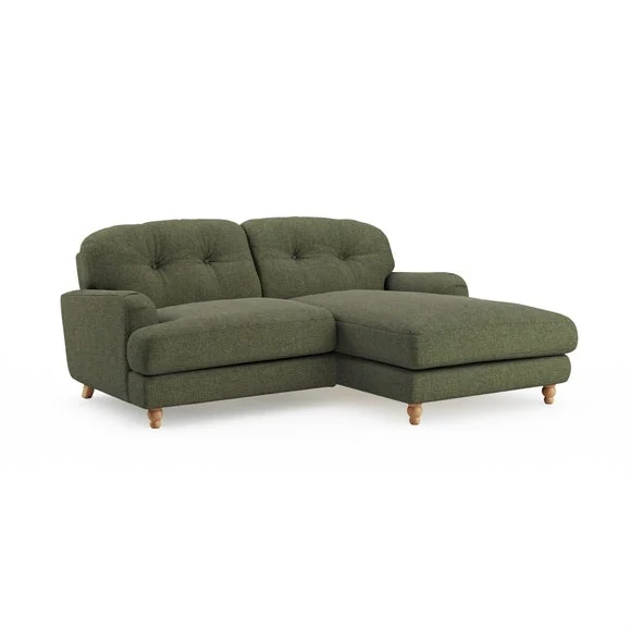 Martha Corner Chaise Chenille Soft Texture Sofa – image 7
