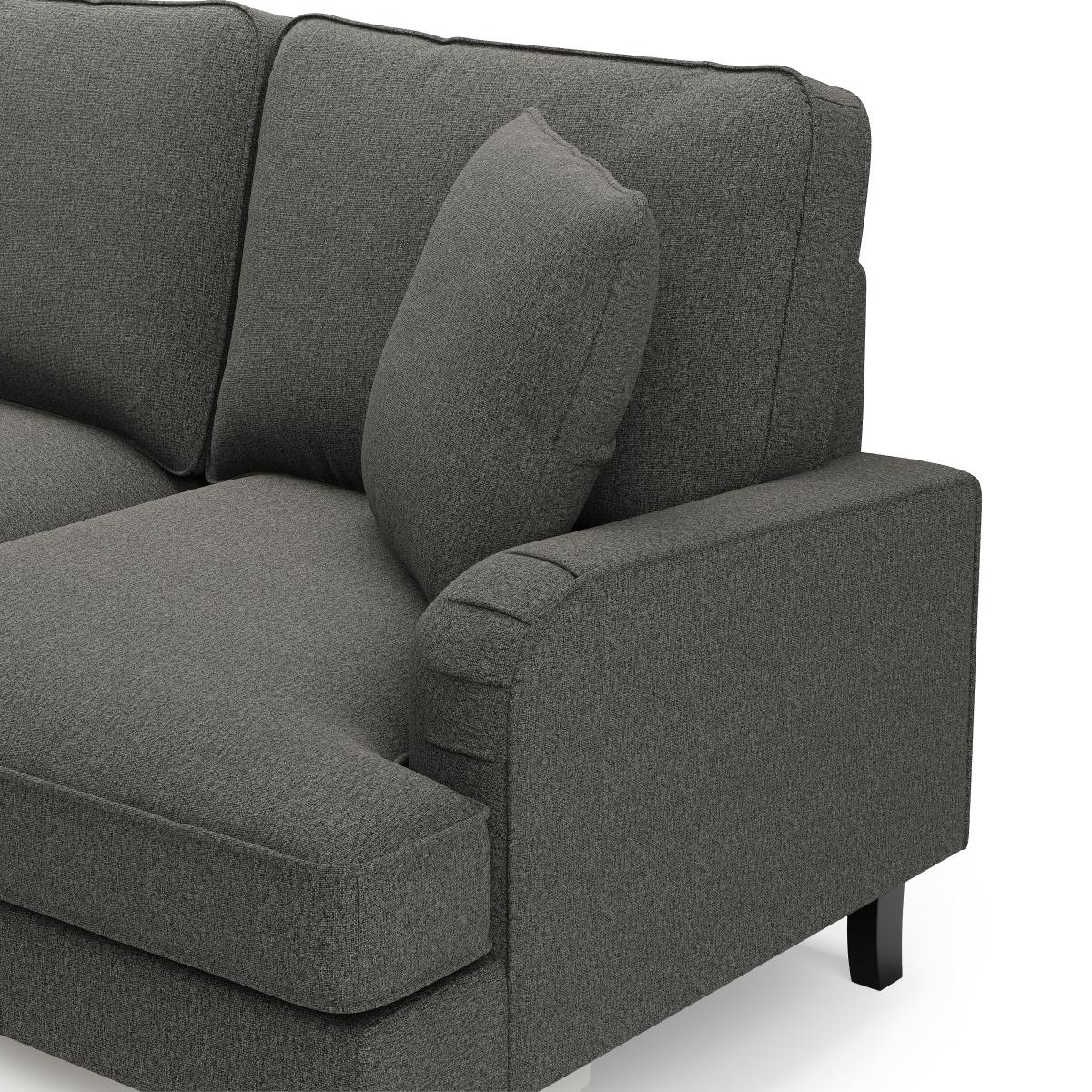 Beatrice Luna Left Hand Corner Chaise Luna Charcoal – image 7