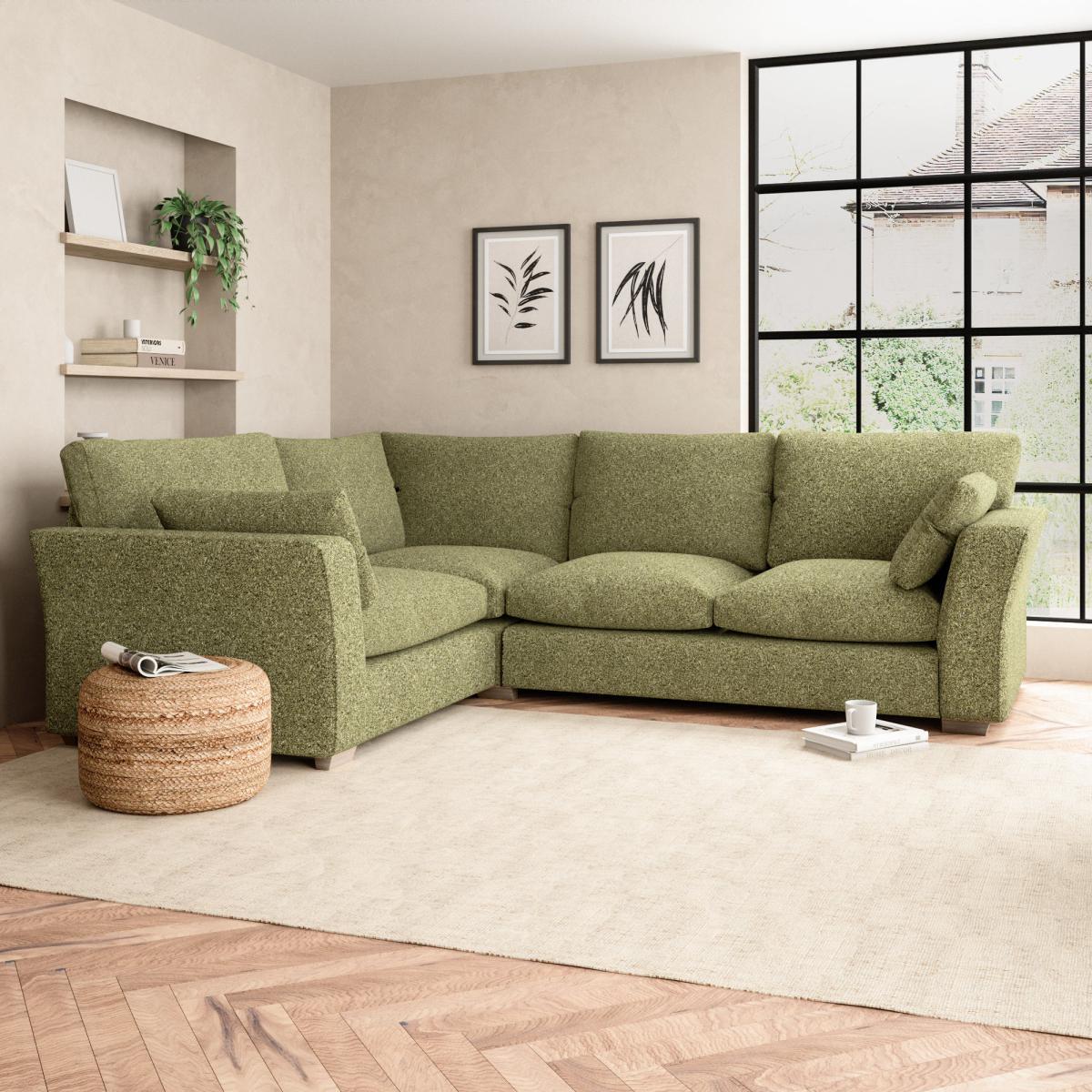 Blakeney Cosy Marl Corner Sofa Cosy Marl Olive – image 1