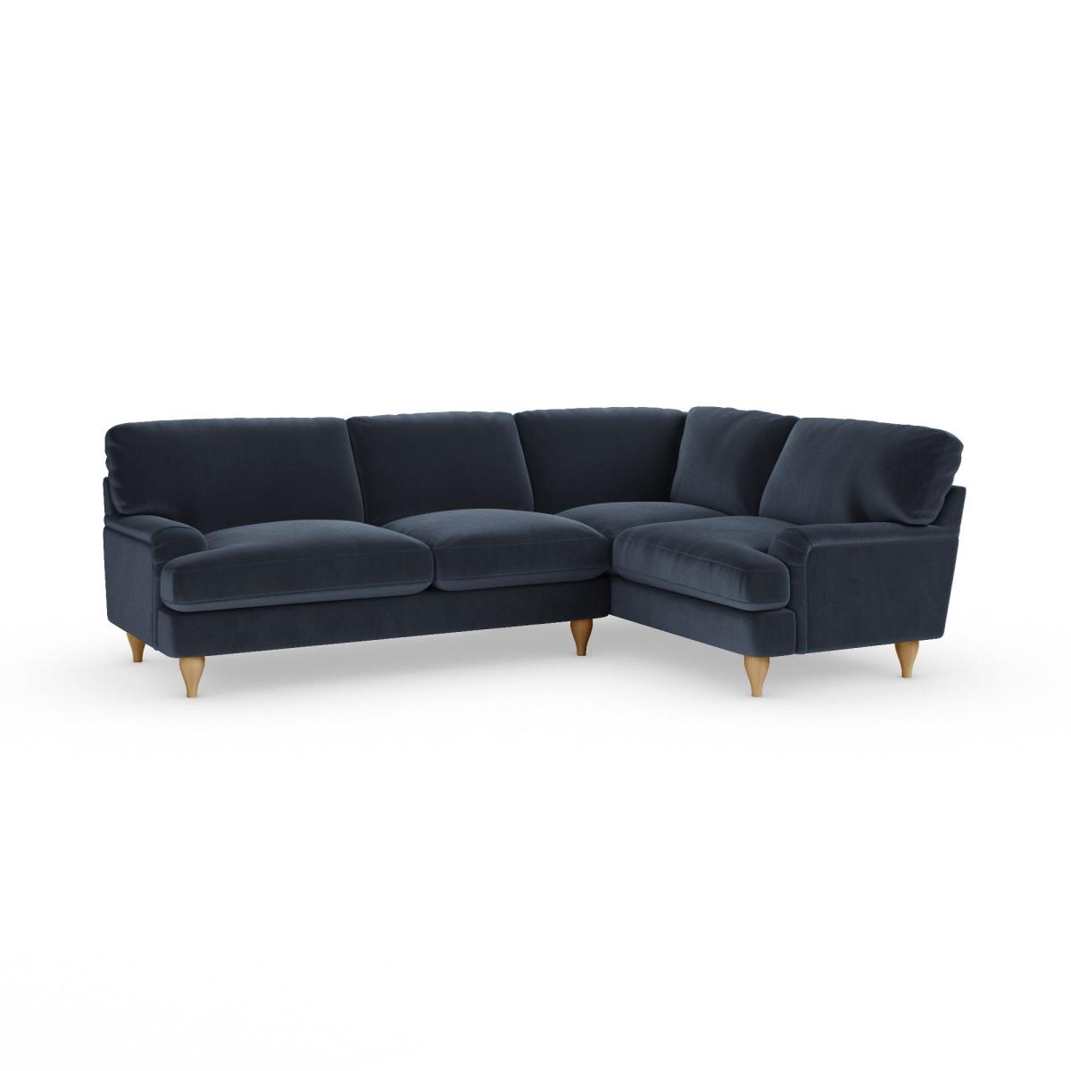 Darwin Corner Sofa Cosy Velvet Navy – image 2