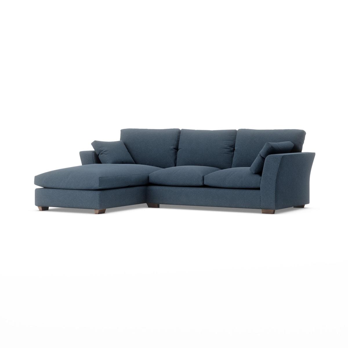 Blakeney Woolly Marl Corner Chaise Sofa Woolly Marl Navy – image 2