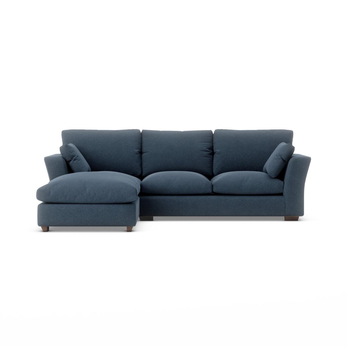 Blakeney Woolly Marl Corner Chaise Sofa Woolly Marl Navy – image 3