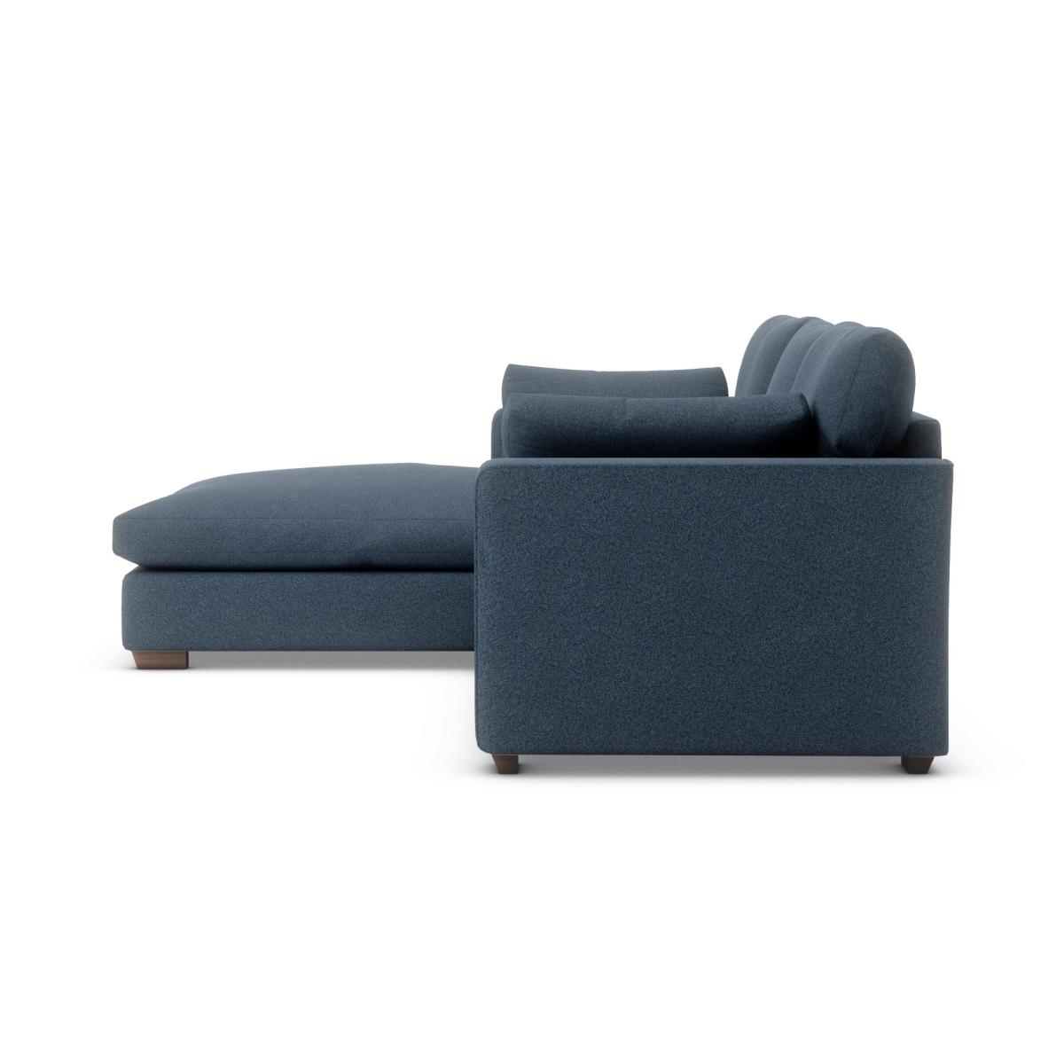 Blakeney Woolly Marl Corner Chaise Sofa Woolly Marl Navy – image 4