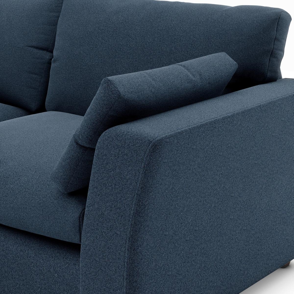 Blakeney Woolly Marl Corner Chaise Sofa Woolly Marl Navy – image 8