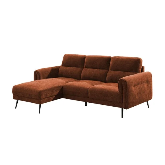Oakley 3 Seater Chenille Corner Chaise Sofa – image 2
