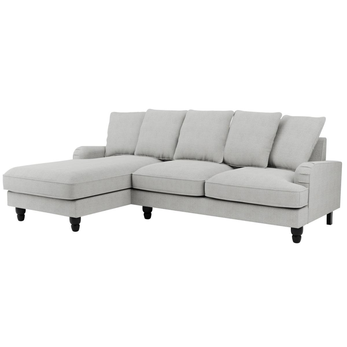 Beatrice Scatter Back Boucle Left Hand Corner Sofa Light Grey – image 3