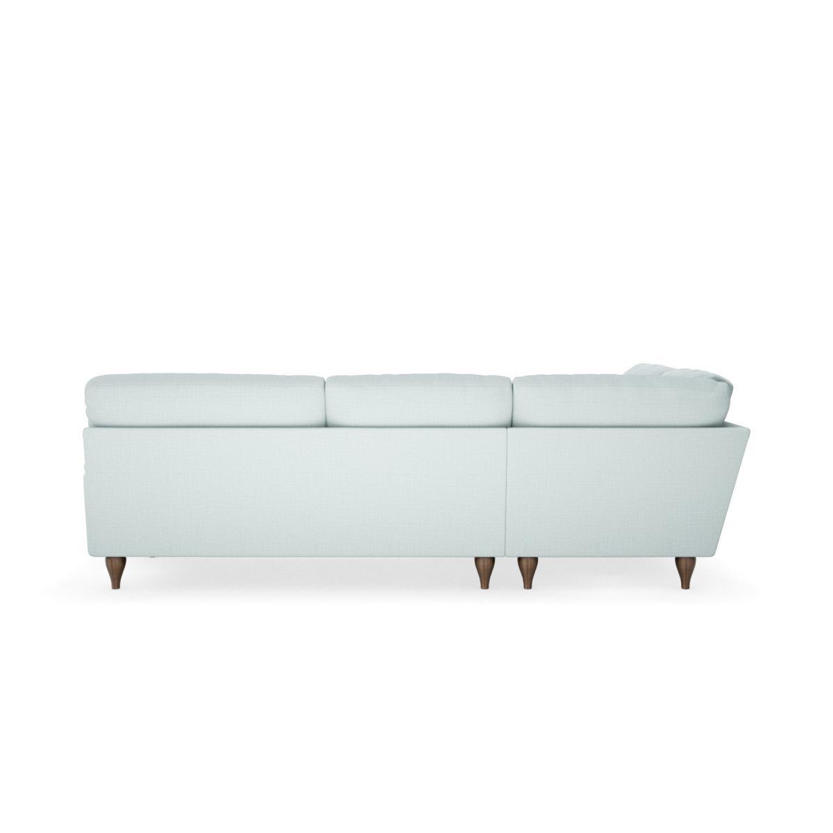 Darwin Slub Cotton Blend Left Hand Corner Sofa Slub Cotton Light Mineral – image 4