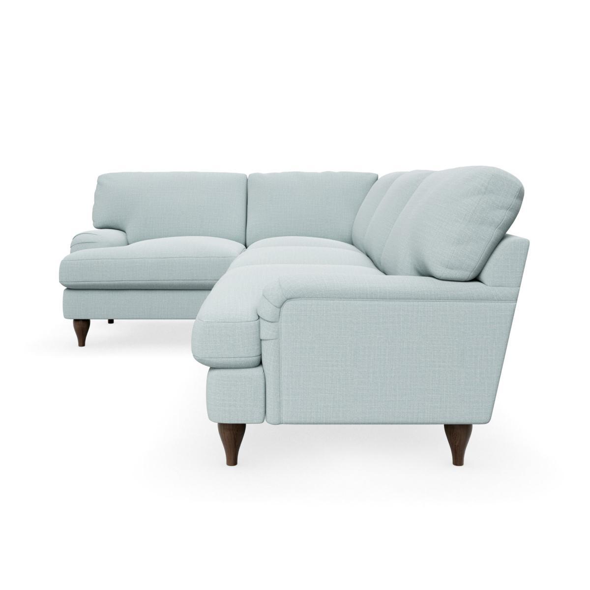 Darwin Slub Cotton Blend Left Hand Corner Sofa Slub Cotton Light Mineral – image 5