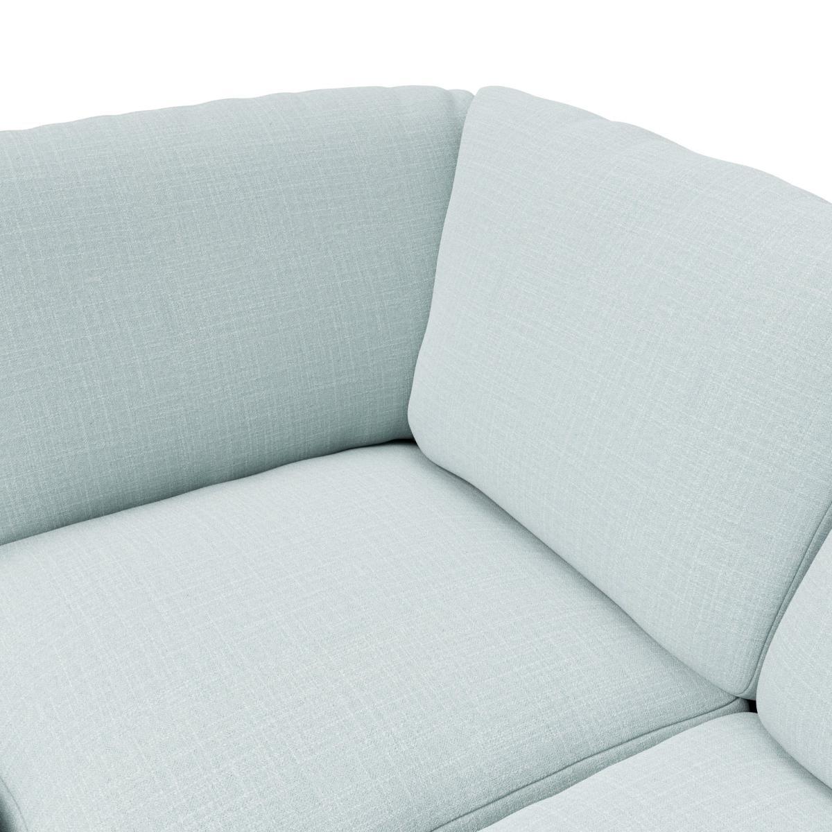 Darwin Slub Cotton Blend Left Hand Corner Sofa Slub Cotton Light Mineral – image 8