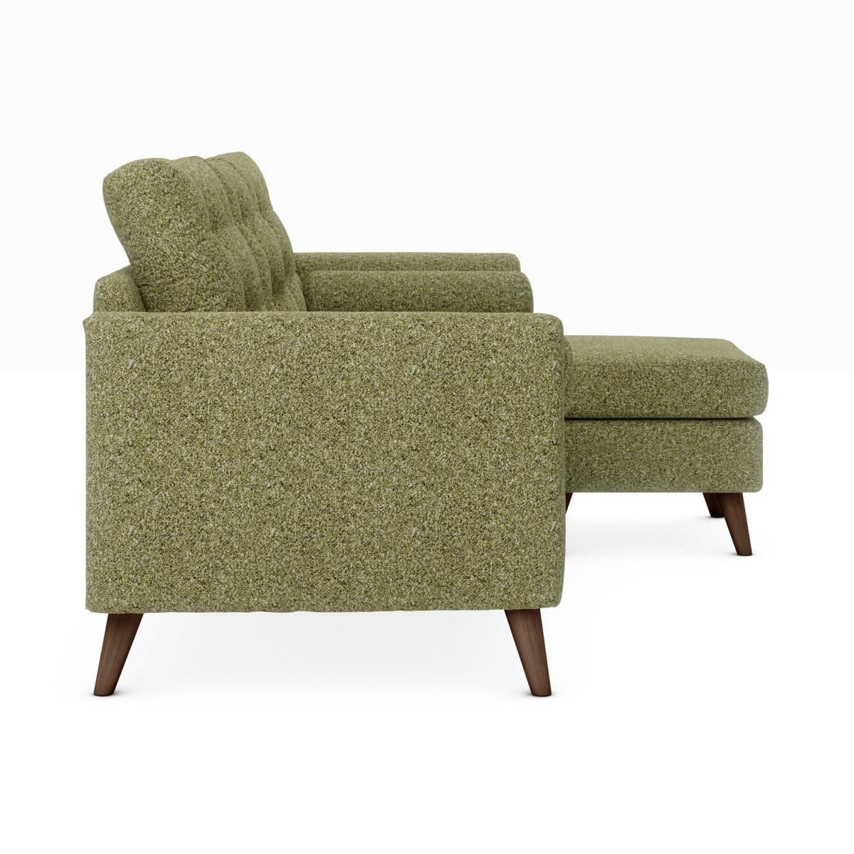 Lewes Woolly Marl Large Corner Chaise Cosy Marl Olive – image 4