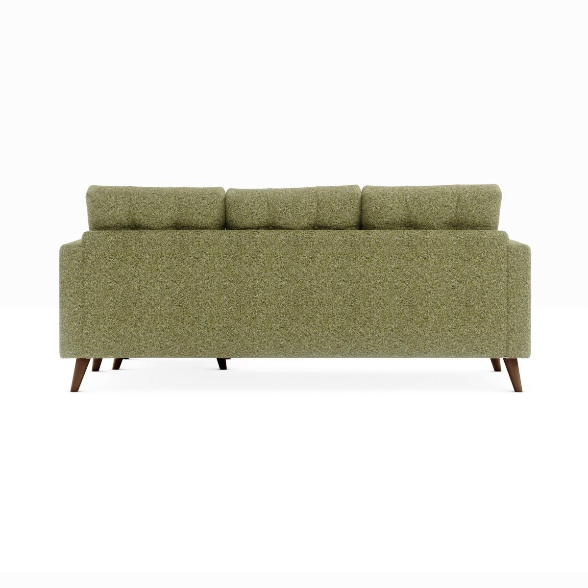 Lewes Woolly Marl Large Corner Chaise Cosy Marl Olive – image 5