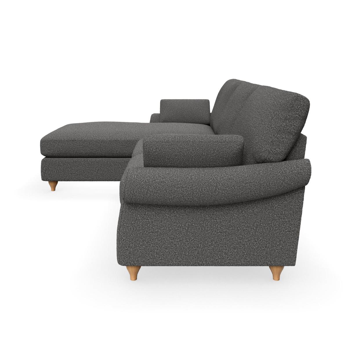 Salisbury Cosy Marl Left Hand Corner Sofa Cosy Marl Granite – image 5
