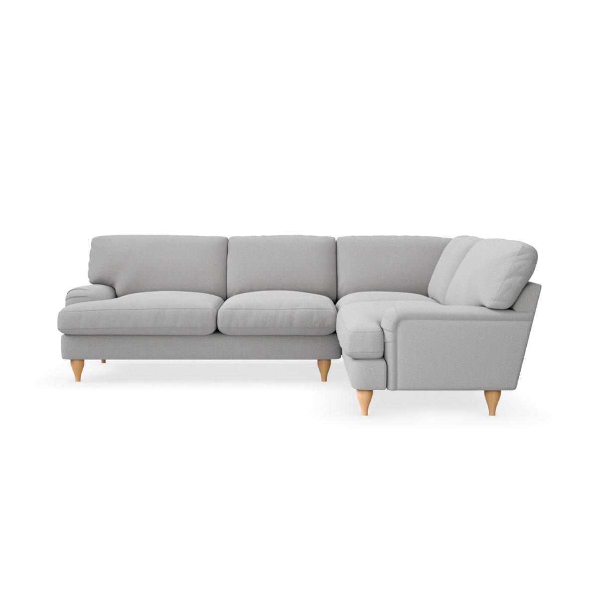 Darwin Textured Weave Right Hand Corner Sofa Textured Weave Silver – image 3