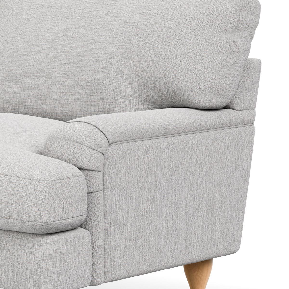 Darwin Textured Weave Right Hand Corner Sofa Textured Weave Silver – image 6