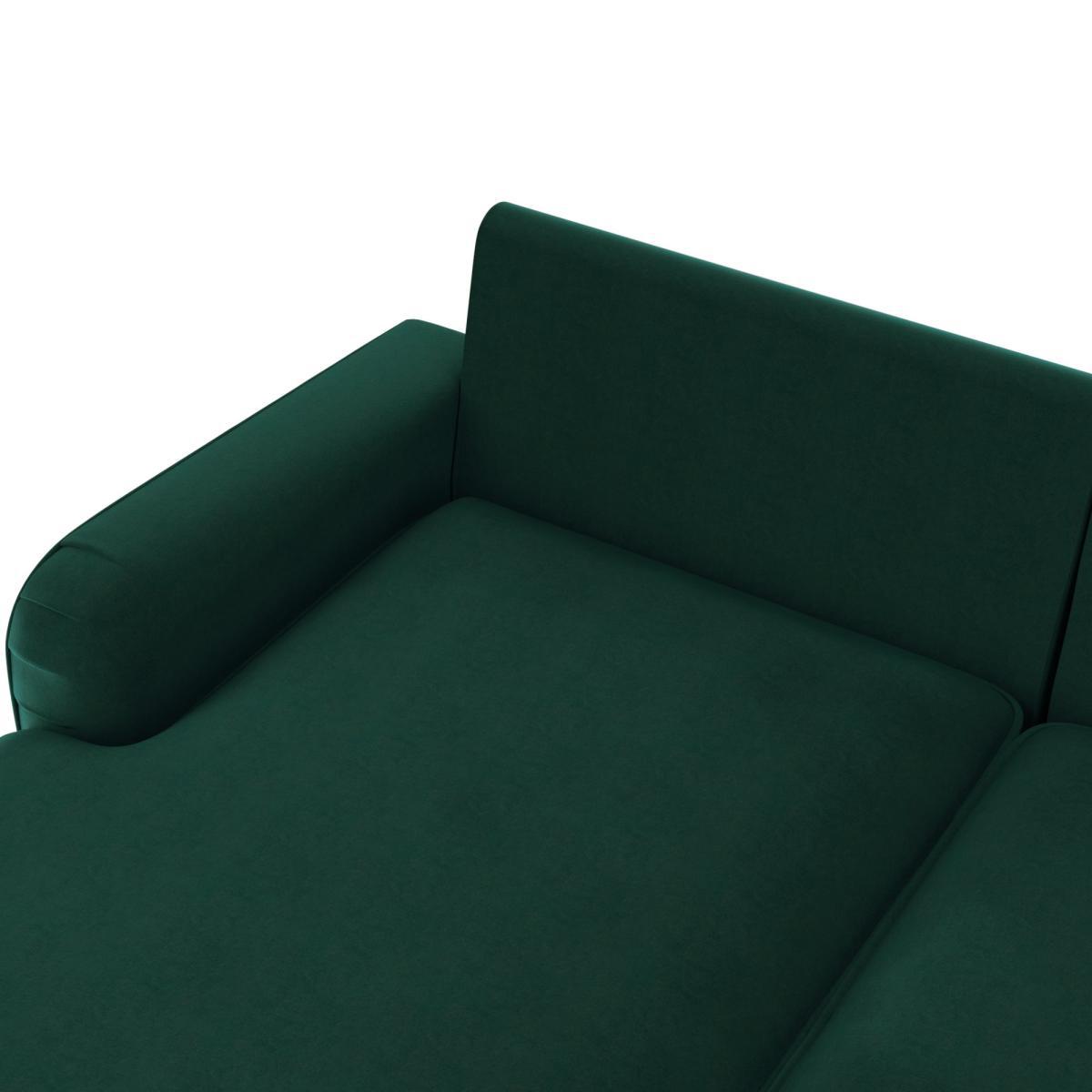 Beatrice Scatter Back Velvet Left Hand Corner Sofa Bottle (Green) – image 5