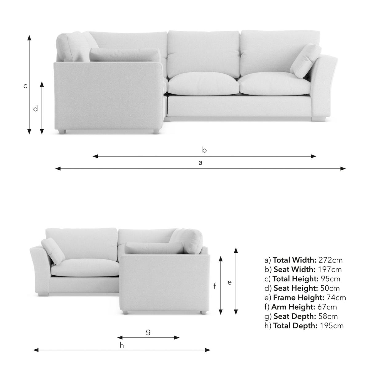 Blakeney Corner Sofa Cosy Velvet Navy – image 8