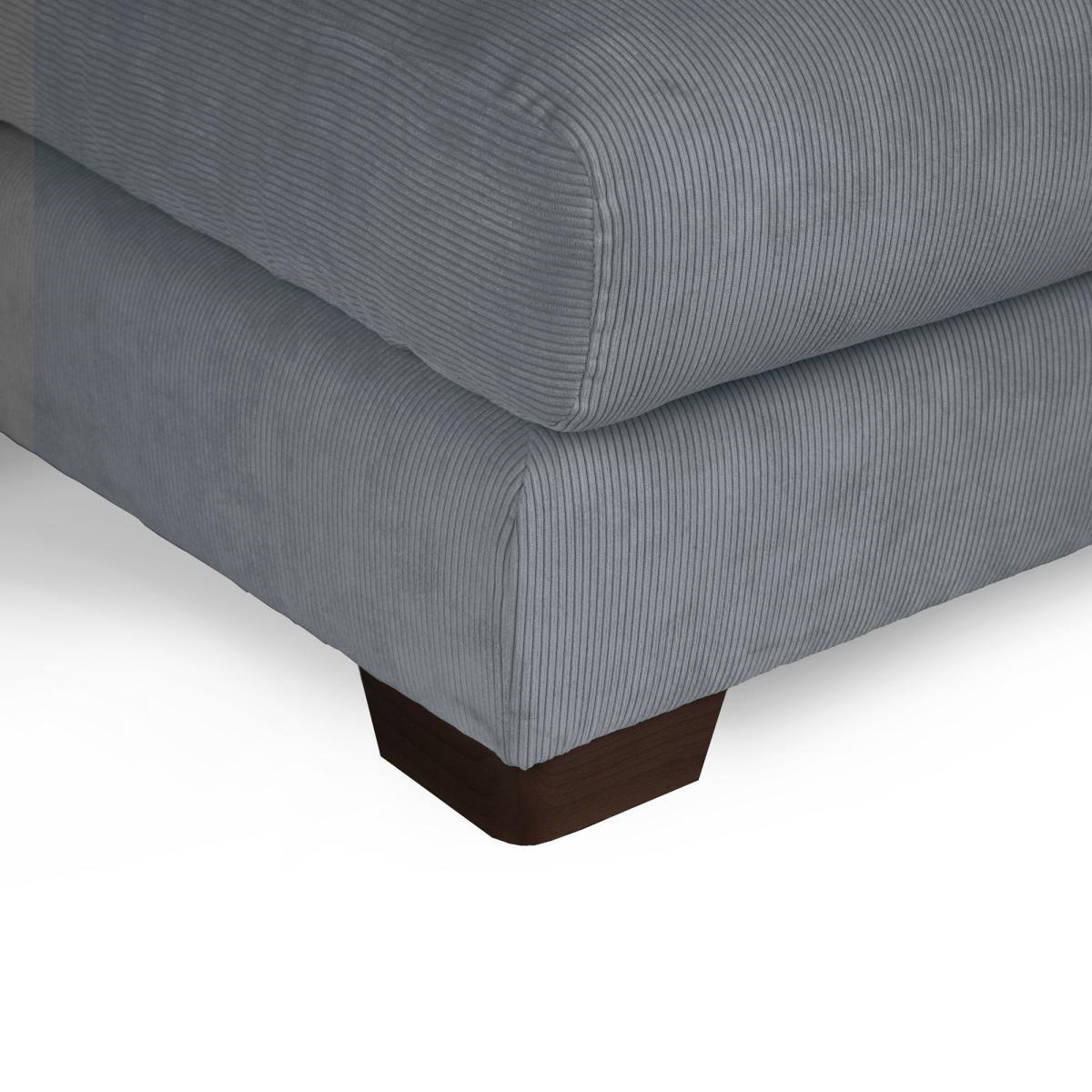 Carson Corduroy Right Hand Corner Sofa Blue – image 6
