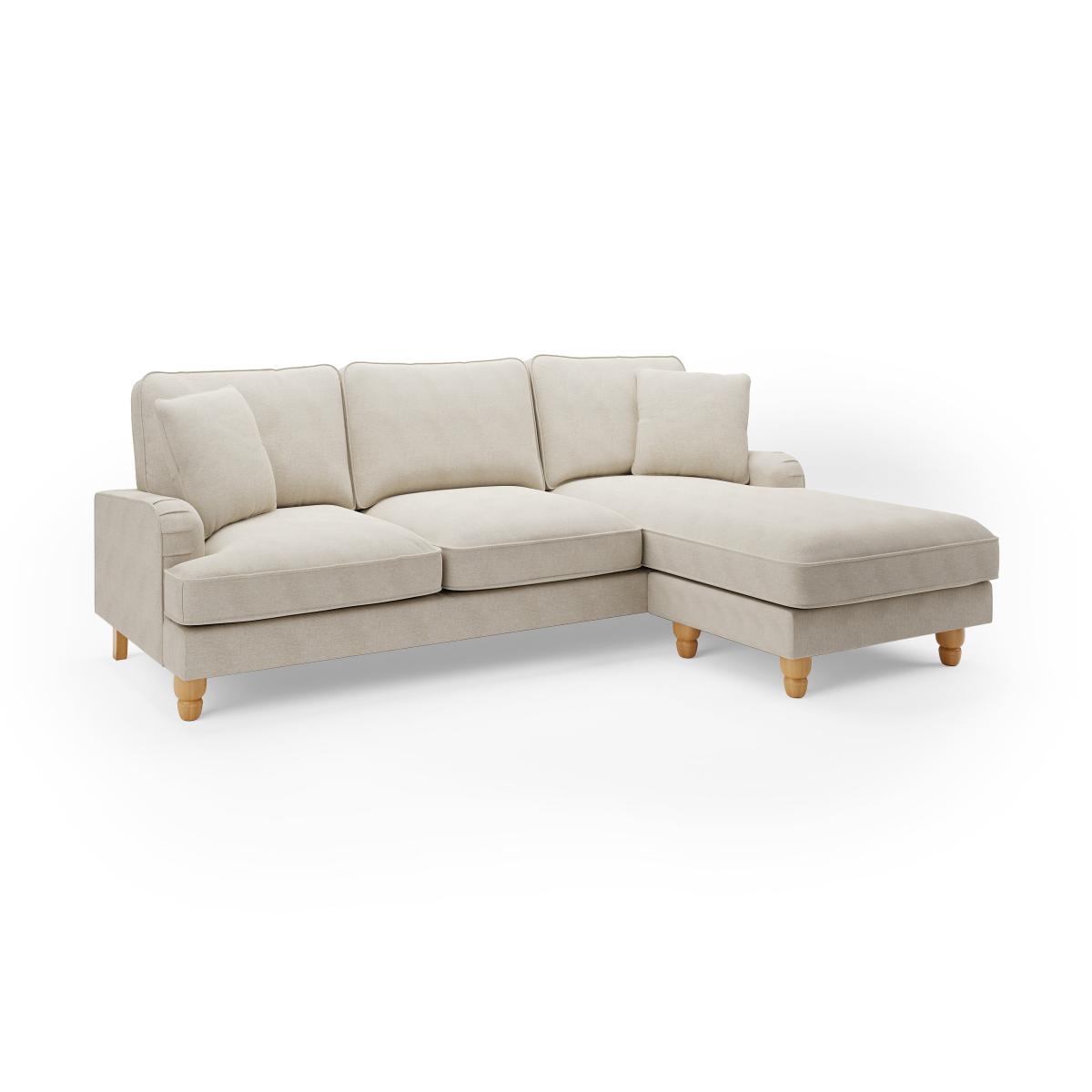 Beatrice Luna Right Hand Corner Chaise Brown – image 2
