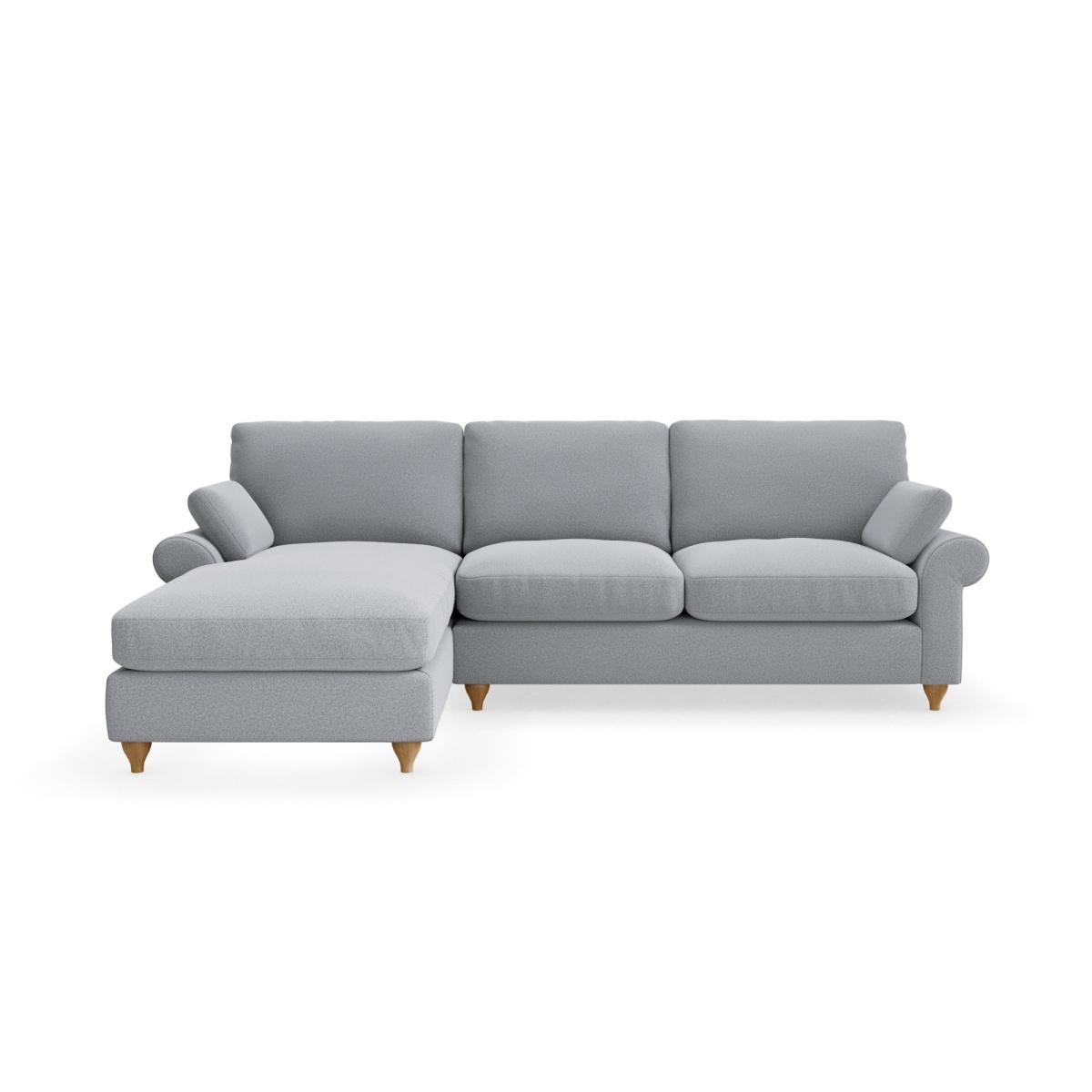 Salisbury Woolly Marl Left Hand Corner Sofa Woolly Marl Warm Grey – image 2
