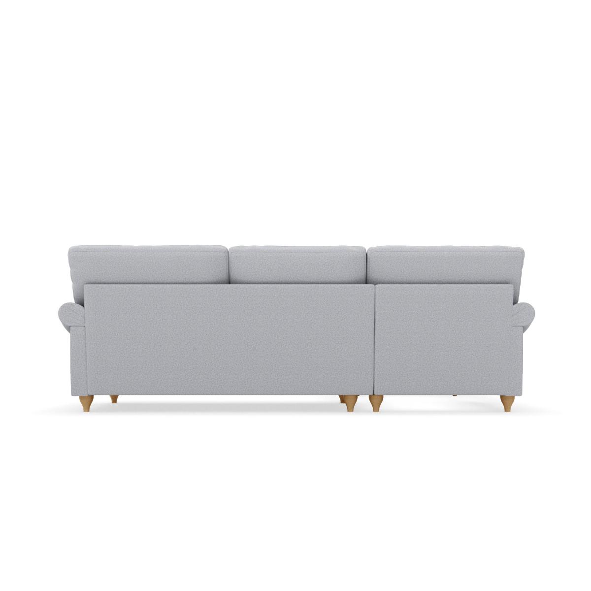 Salisbury Woolly Marl Left Hand Corner Sofa Woolly Marl Warm Grey – image 4