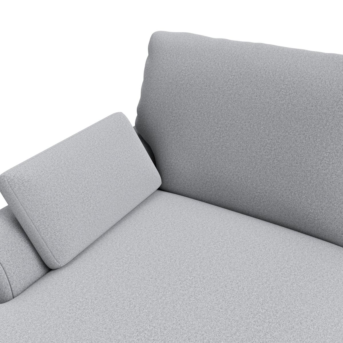 Salisbury Woolly Marl Left Hand Corner Sofa Woolly Marl Warm Grey – image 5