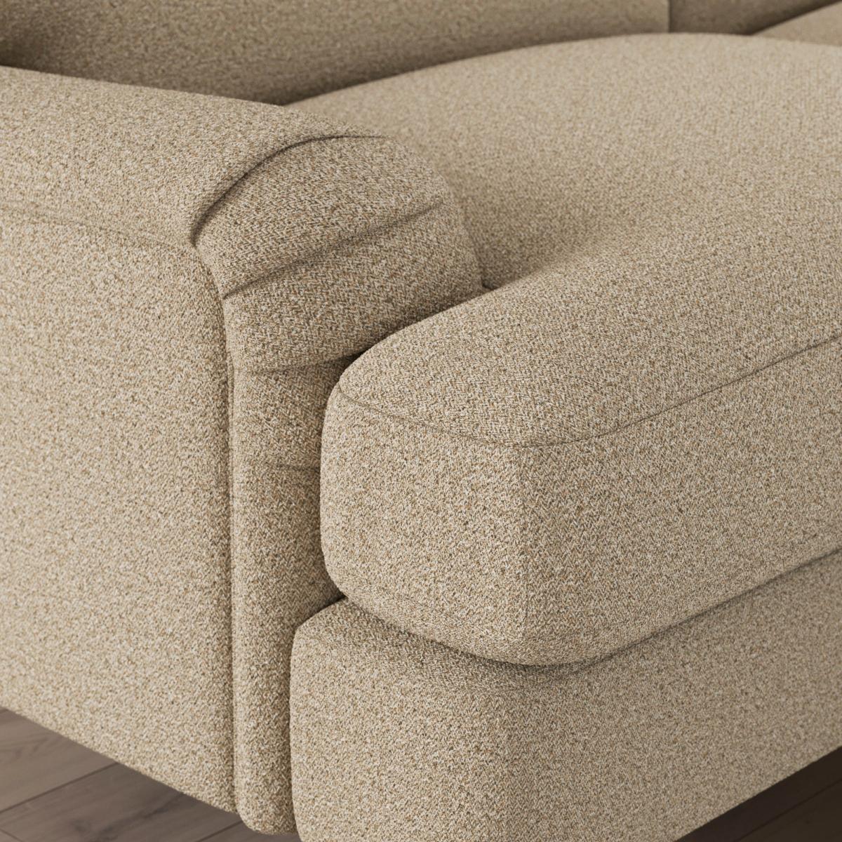 Darwin Corner Chaise Sofa Cosy Marl Camel – image 4