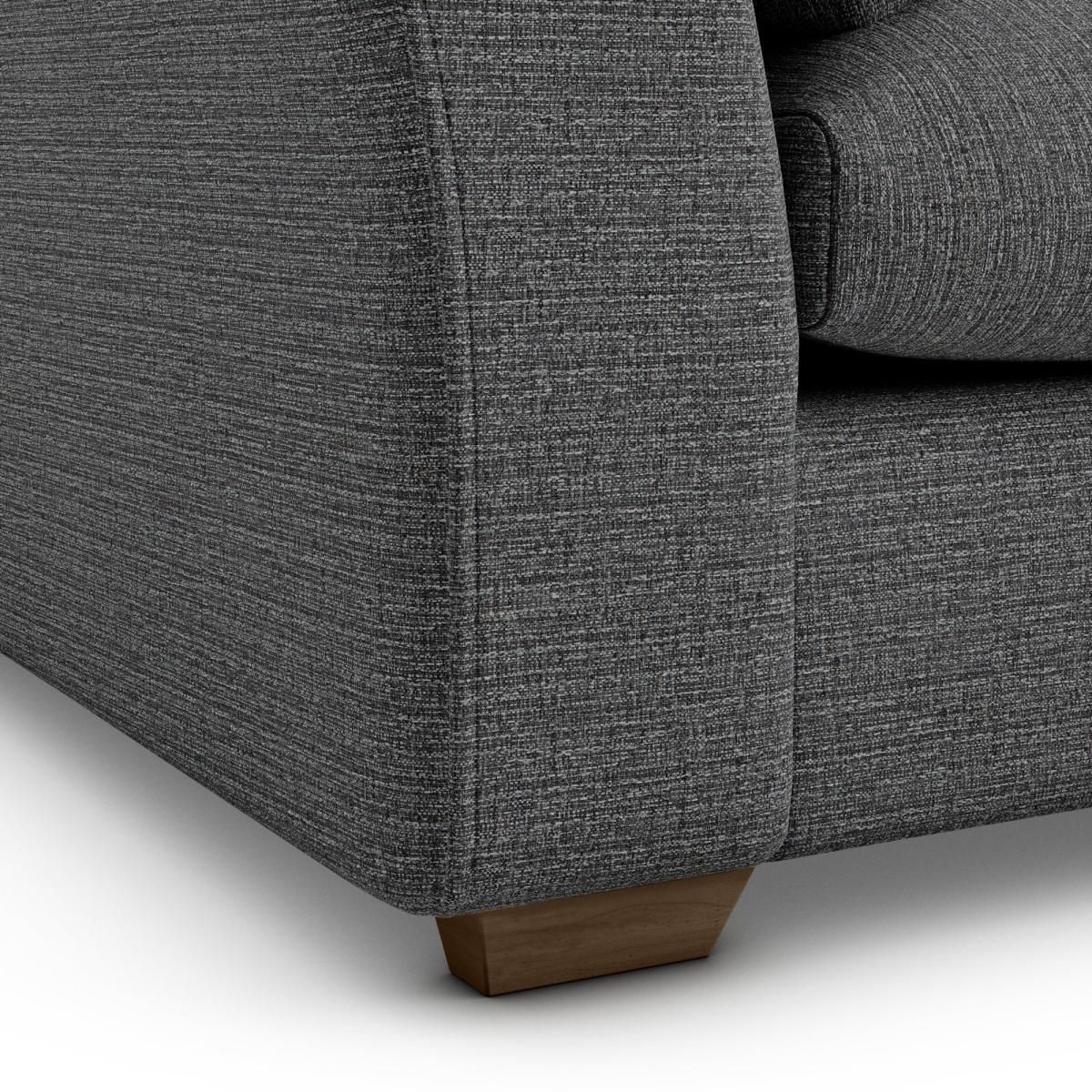 Blakeney Textured Weave Corner Sofa Textured Weave Graphite – image 7