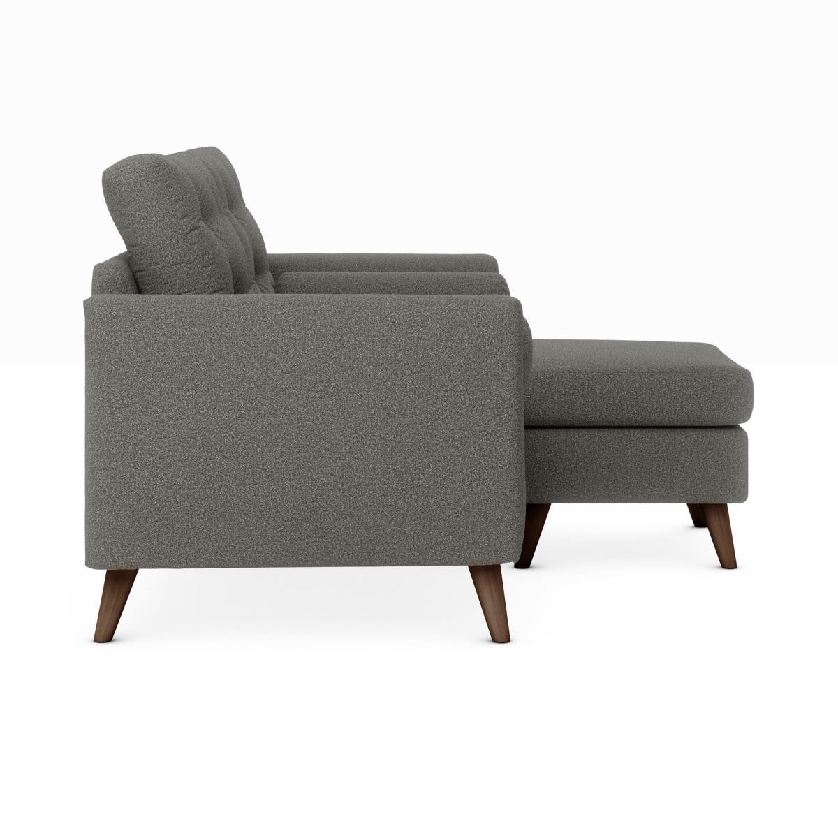 Lewes Woolly Marl Compact Corner Chaise Cosy Marl Soft Granite – image 4