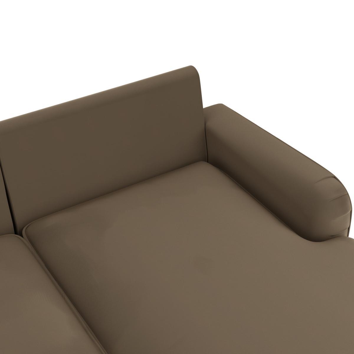 Beatrice Scatter Back Velvet Right Hand Corner Sofa Taupe – image 5