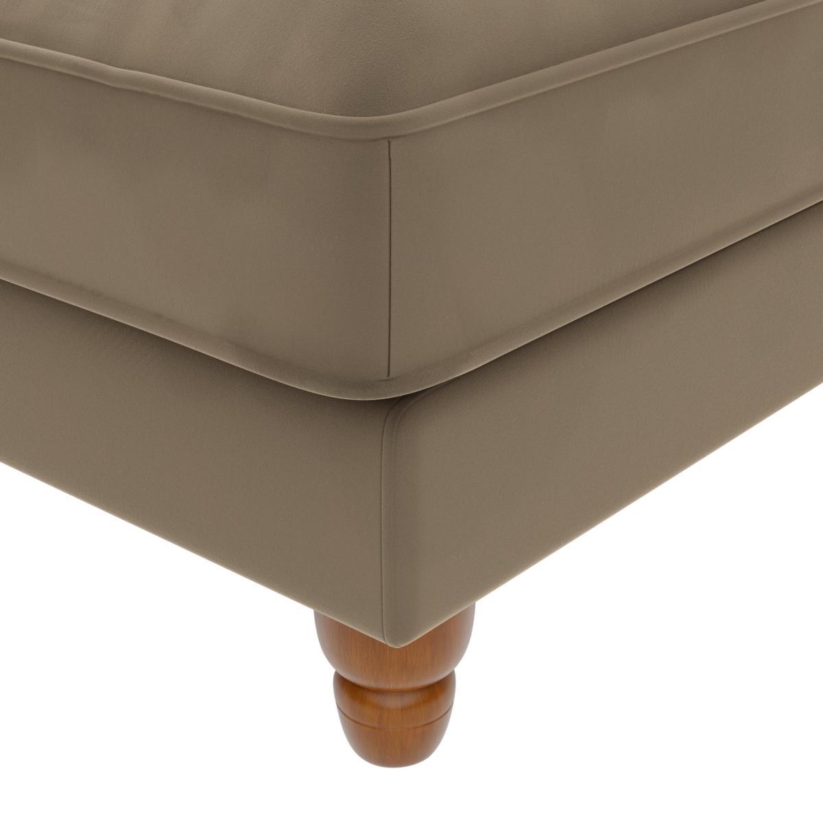 Beatrice Scatter Back Velvet Right Hand Corner Sofa Taupe – image 6