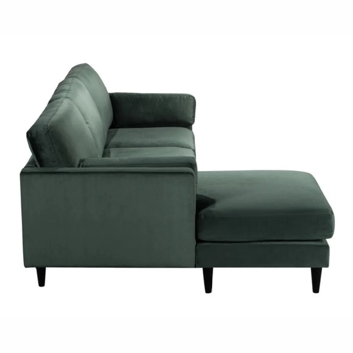 Sheldon Velvet Left Hand Corner Chaise Sofa – image 4