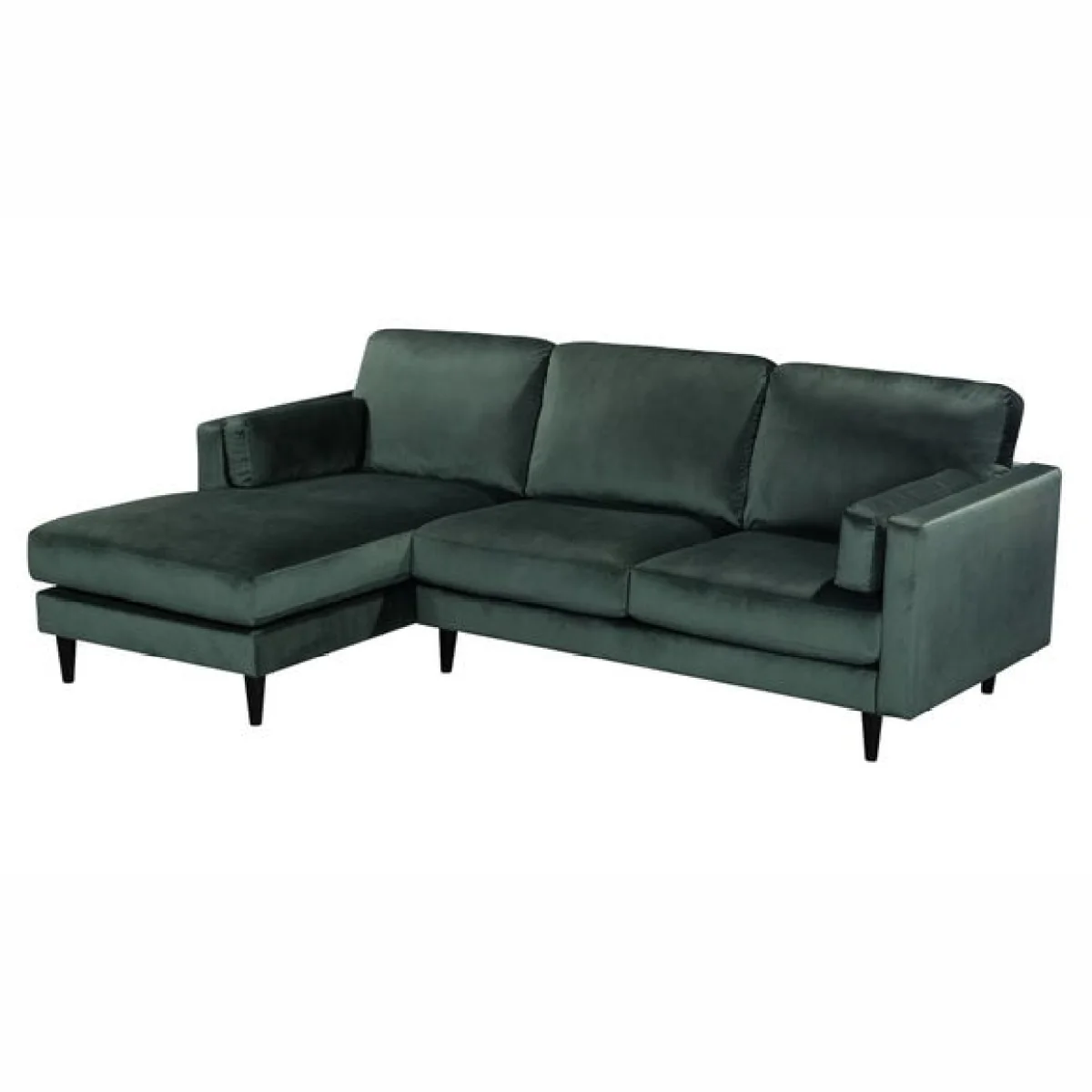 Sheldon Velvet Left Hand Corner Chaise Sofa – image 5