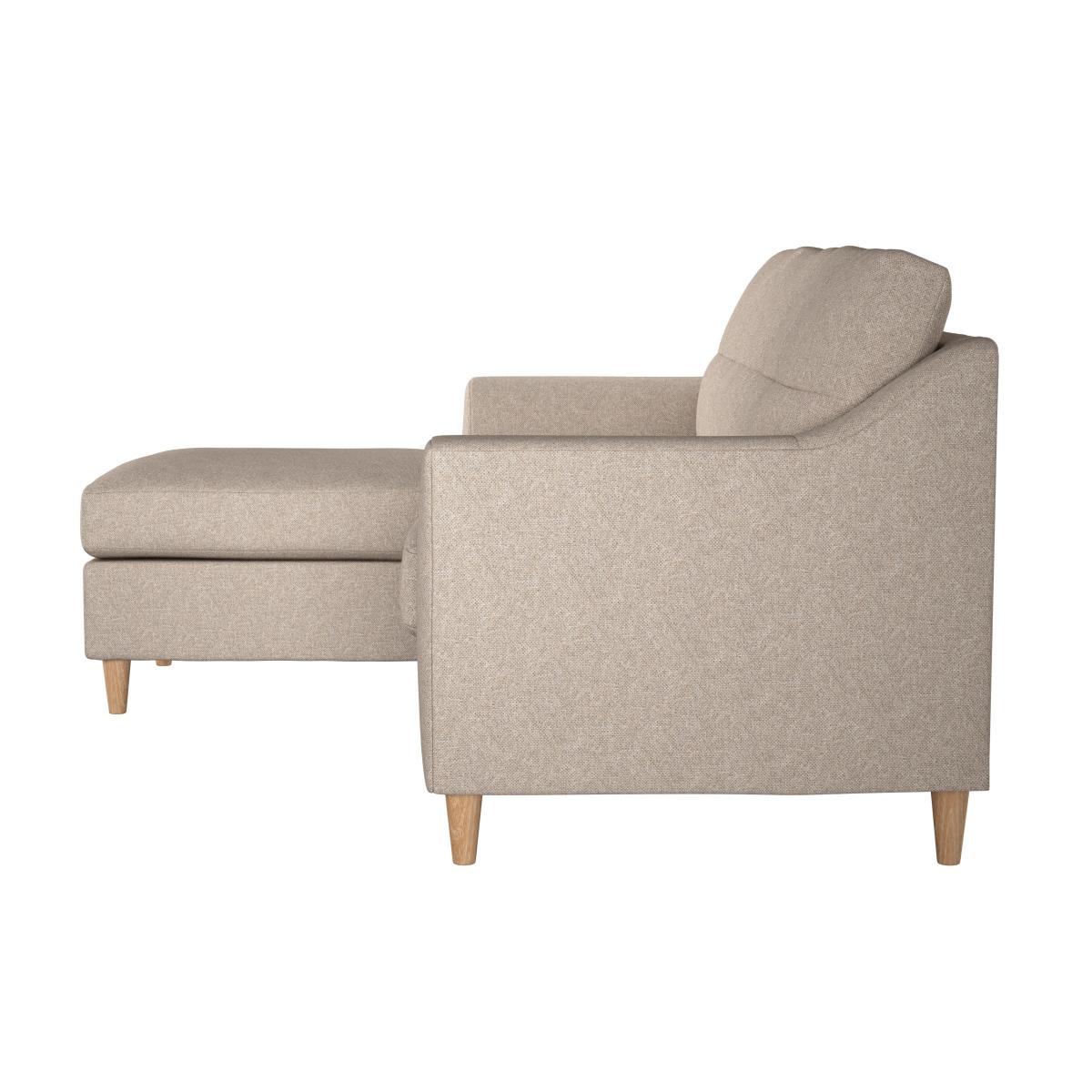 Baxter Textured Weave Corner Chaise Sofa Textured Weave Oatmeal – image 5