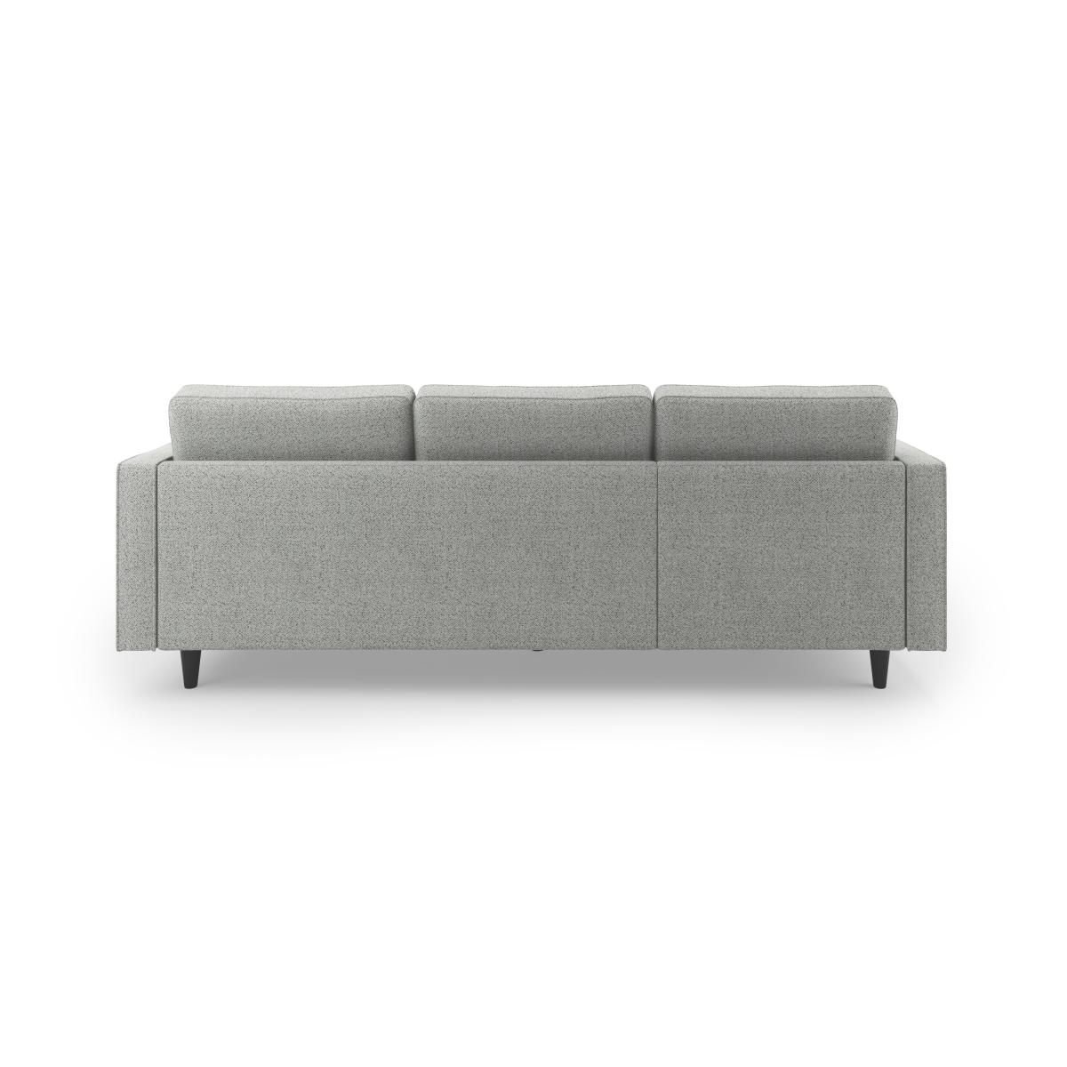 Zoe Boucle Left Hand Corner Chaise Light Grey – image 5