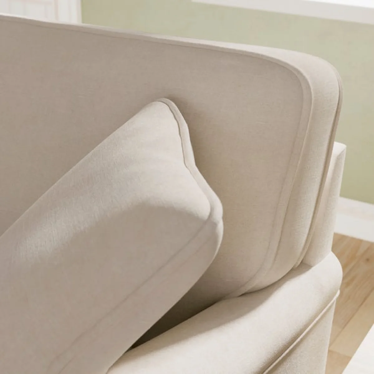 Beatrice II Faux Linen Fixed Loose Cover 4 Seater Corner Sofa – image 3