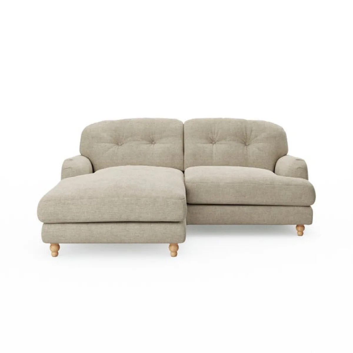 Martha Corner Chaise Basket Weave Sofa – image 2