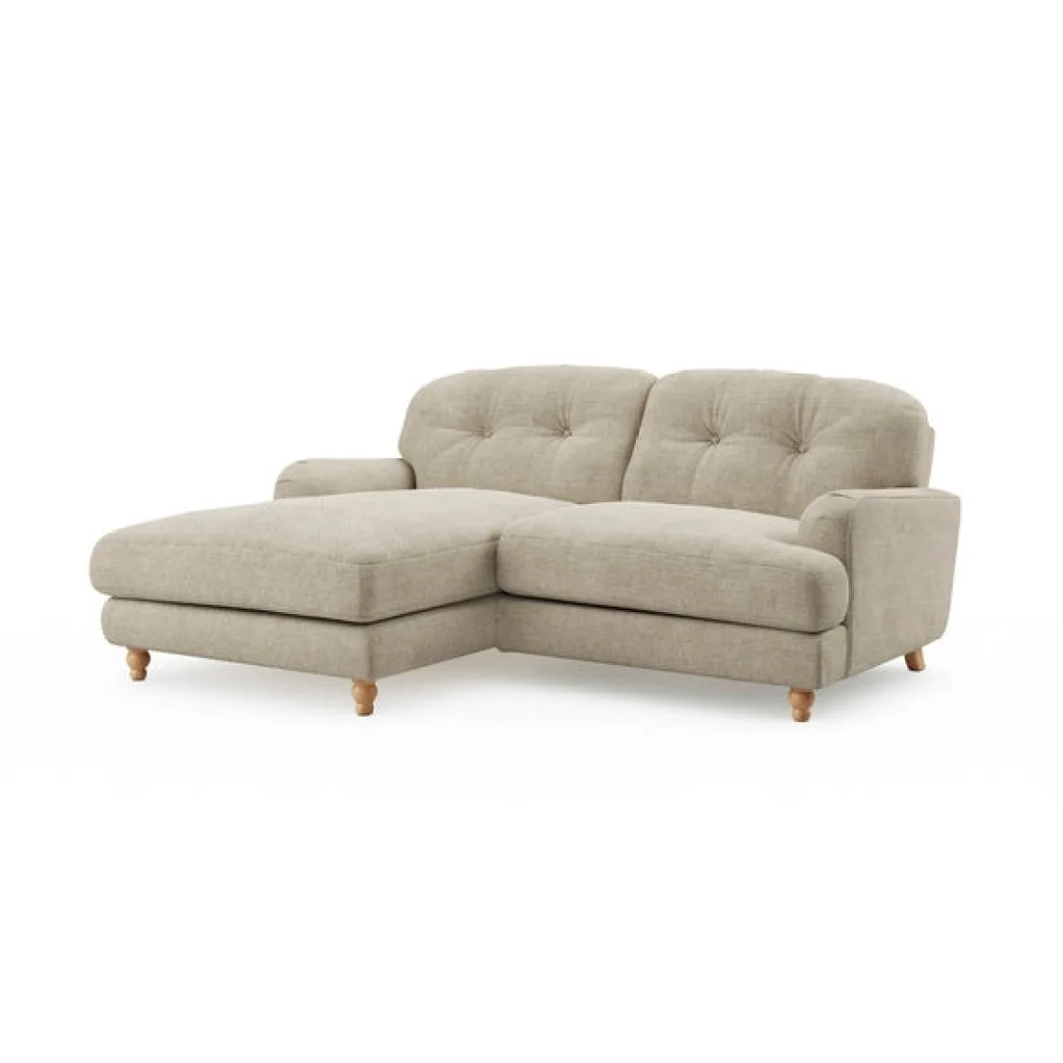 Martha Corner Chaise Basket Weave Sofa – image 7
