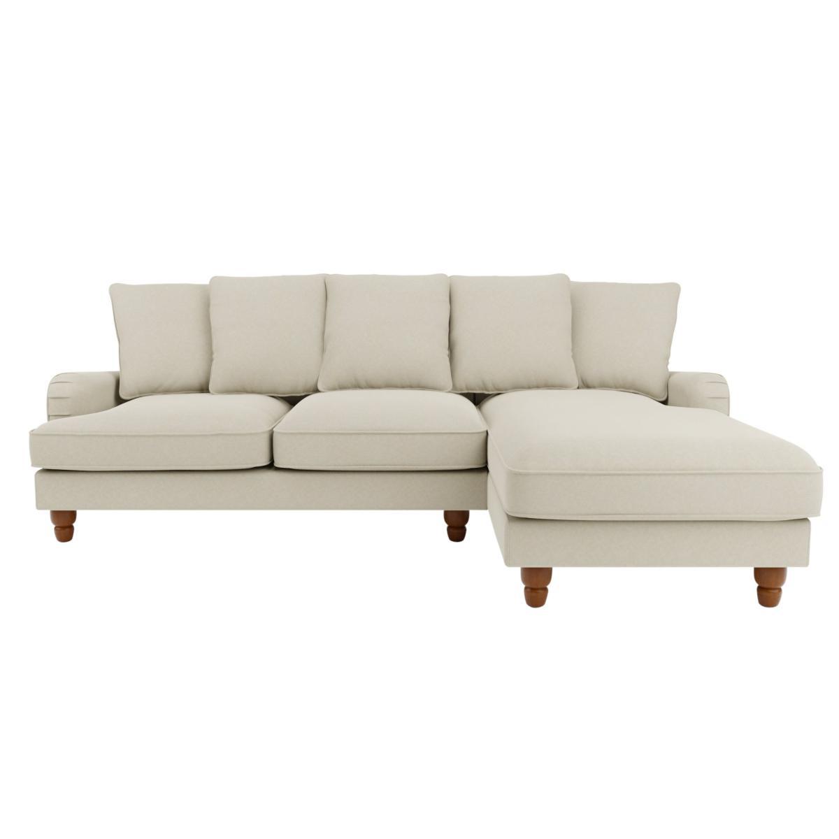 Beatrice Scatter Back Fabric Right Hand Corner Sofa Natural – image 2