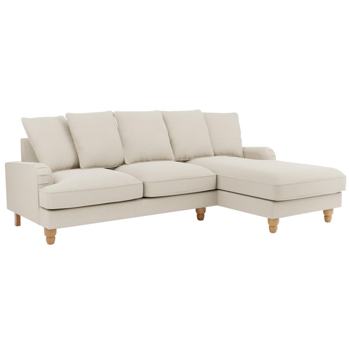 Beatrice Scatter Back Fabric Right Hand Corner Sofa Natural – image 3