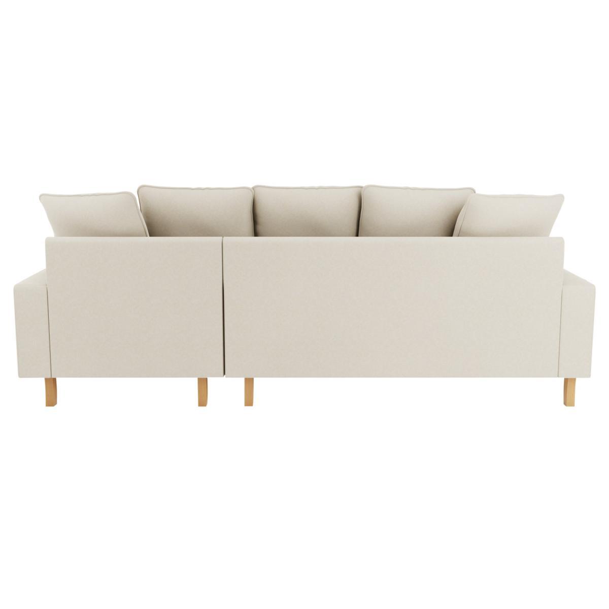Beatrice Scatter Back Fabric Right Hand Corner Sofa Natural – image 4