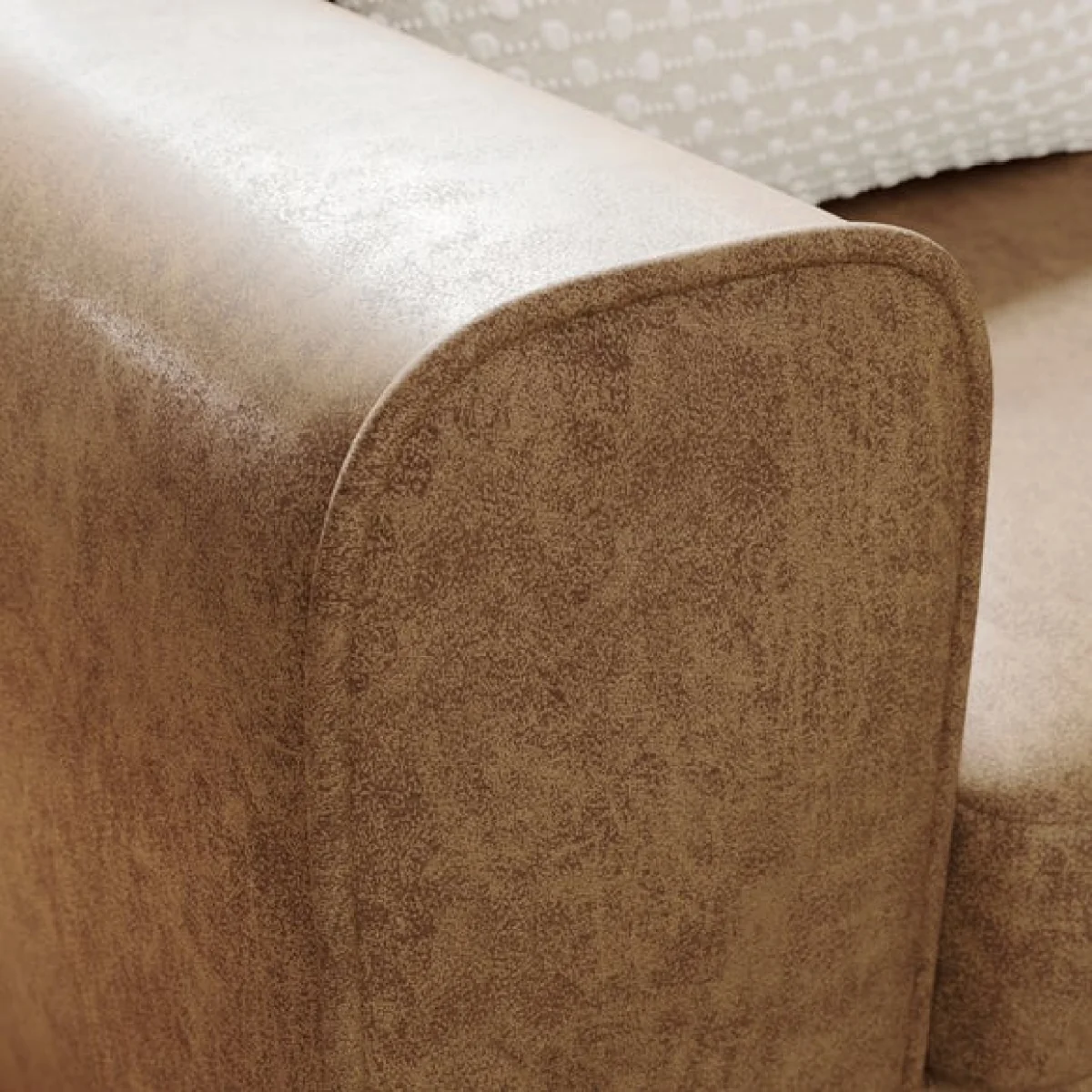 Abel Arizona Faux Leather Reversible Corner Chaise Sofa – image 4