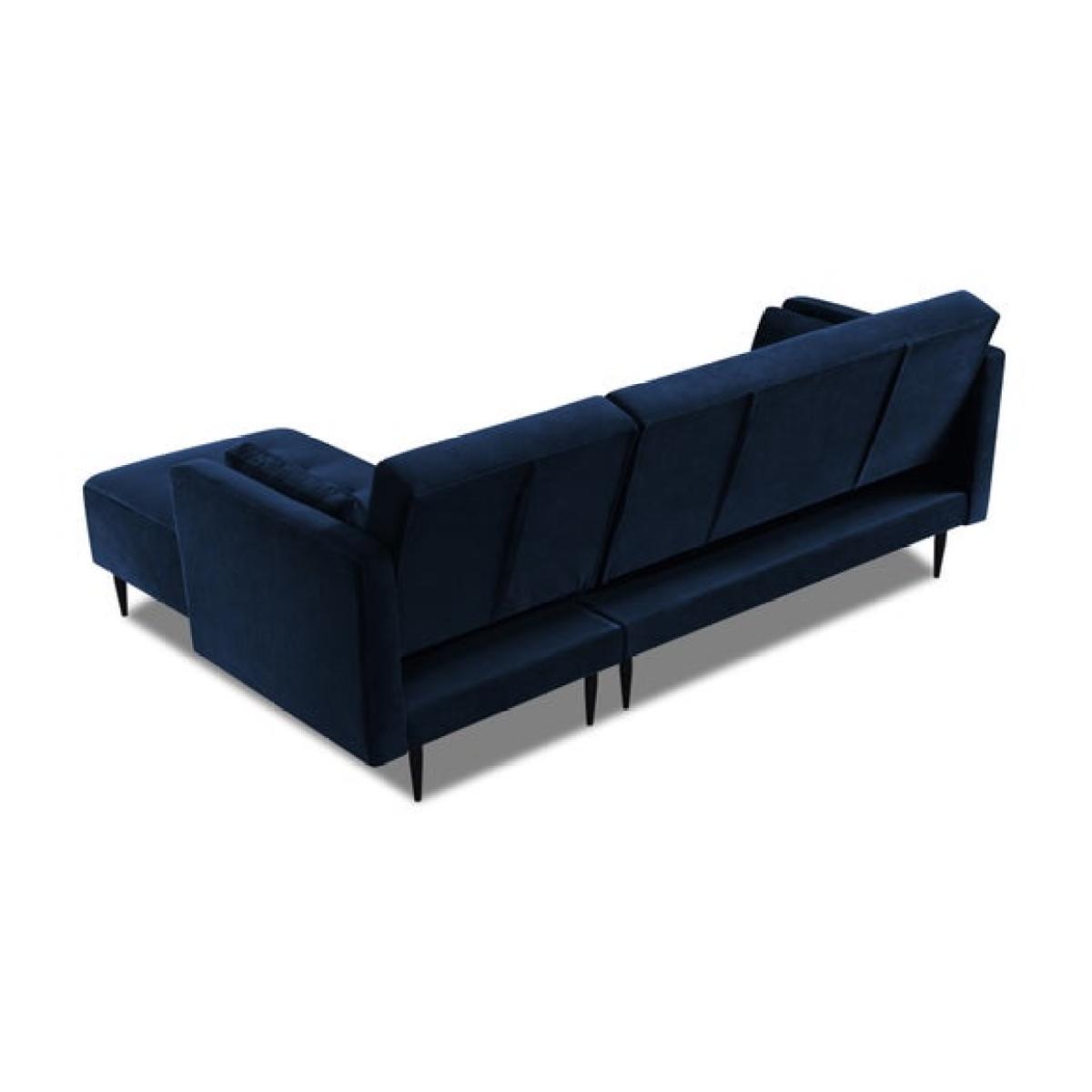 Return - Selma Velvet Corner Double Sofa Bed – image 8