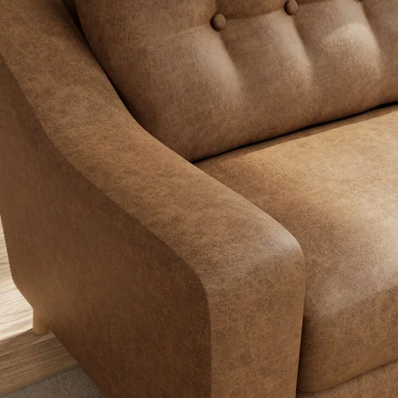 Baxter II Arizona Faux Leather Corner Chaise Sofa – image 4