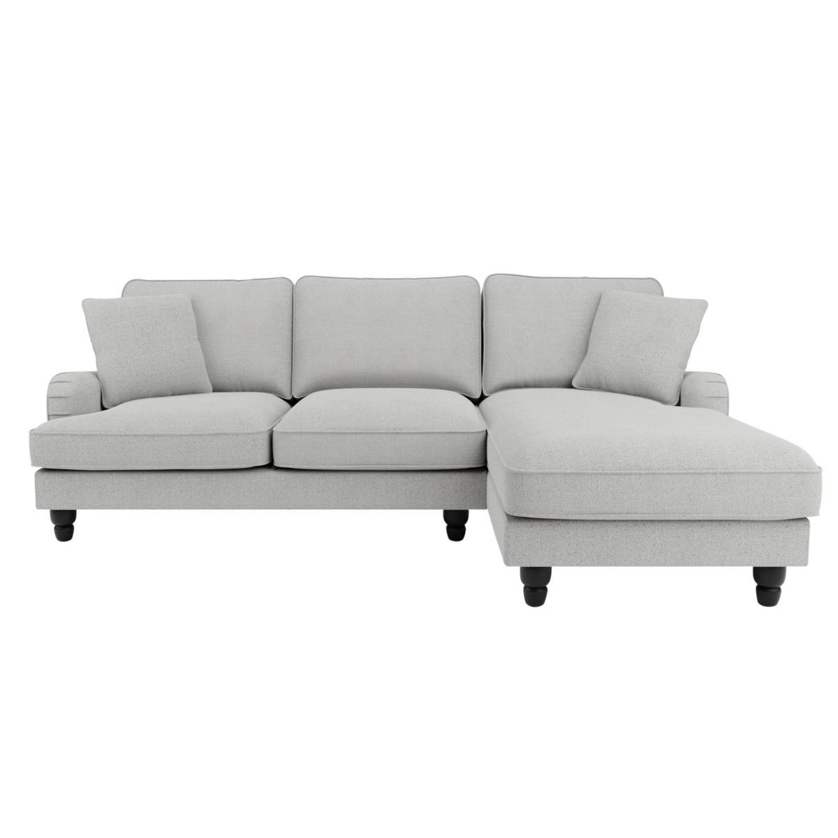 Beatrice Boucle Right Hand Corner Sofa Light Grey – image 2