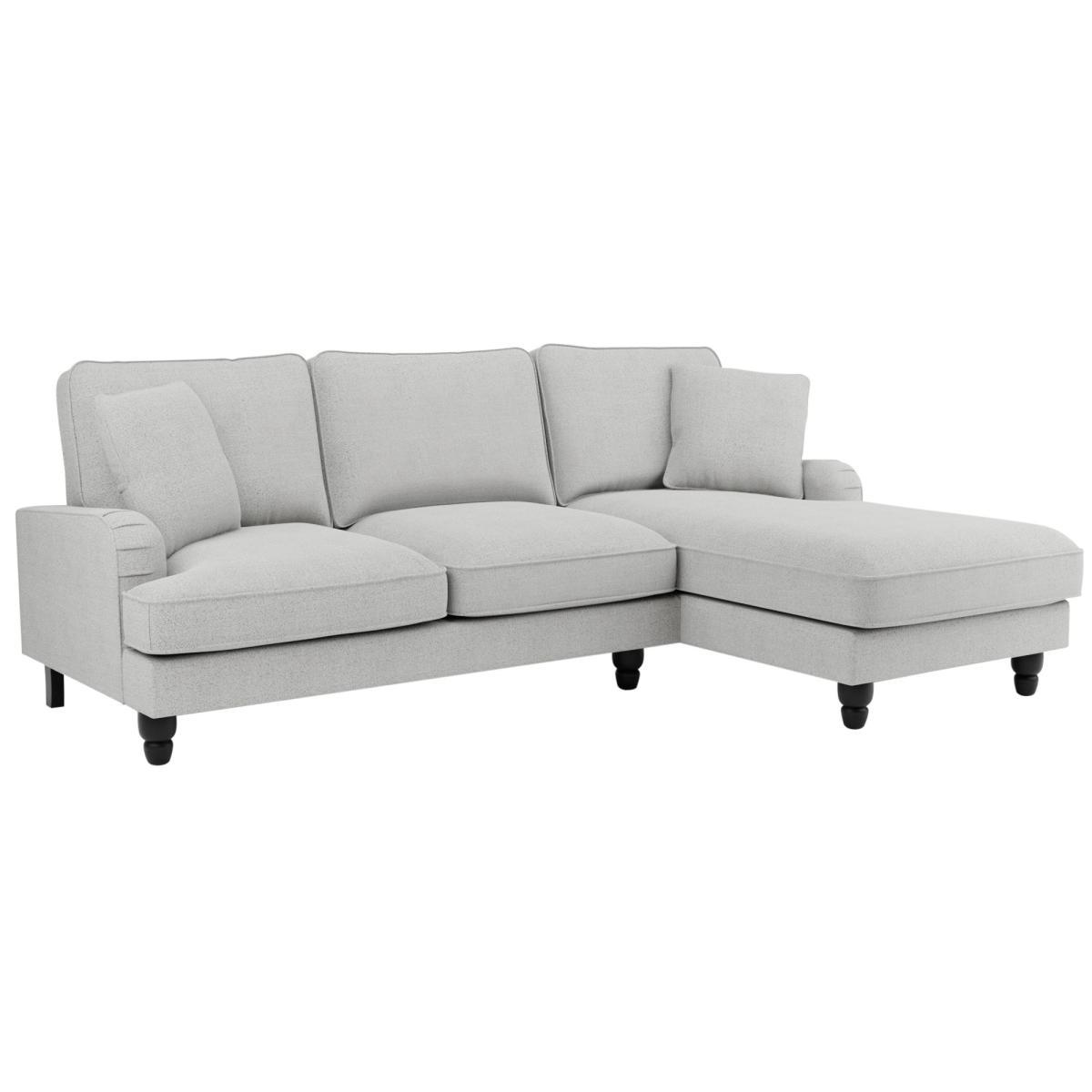 Beatrice Boucle Right Hand Corner Sofa Light Grey – image 3