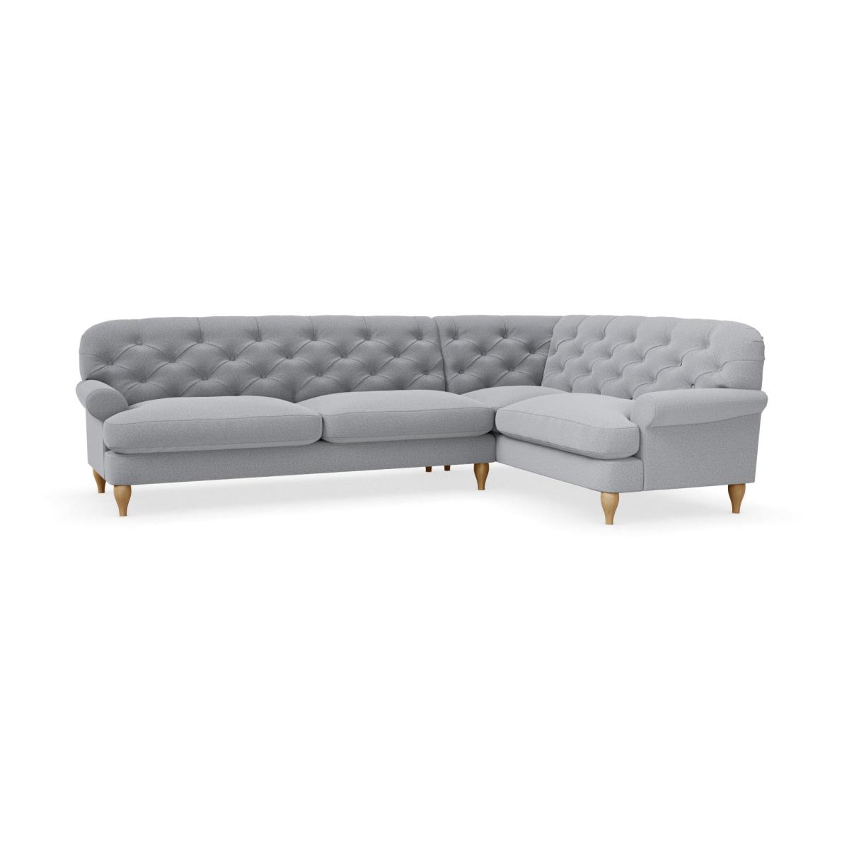 Canterbury Woolly Marl Right Hand Corner Sofa Woolly Marl Warm Grey – image 2