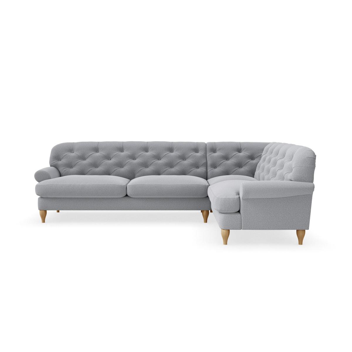 Canterbury Woolly Marl Right Hand Corner Sofa Woolly Marl Warm Grey – image 3