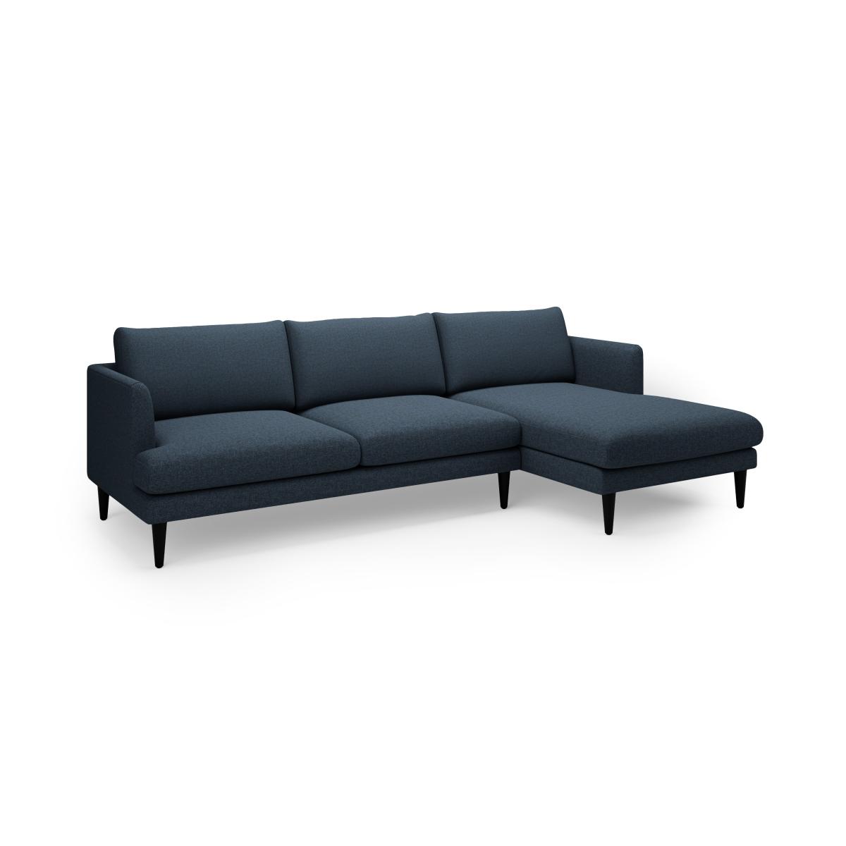 Reuben Brushed Marl Right Hand Corner Sofa Brushed Marl Dark Denim – image 3