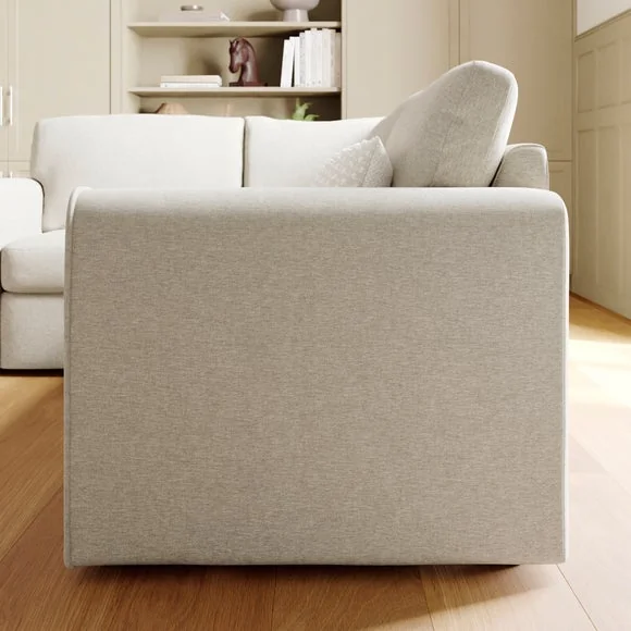 Abel Vintage Soft Chenille Corner Sofa – image 3